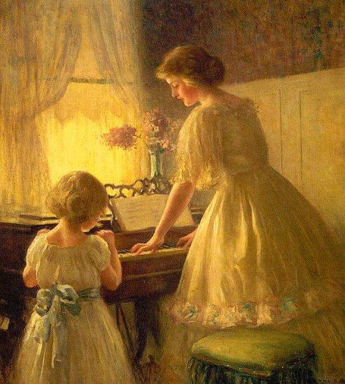 Francis Day, The Piano Lesson, 1895
